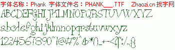 查看字体及作者详细介绍