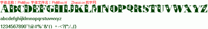 查看字体及作者详细介绍