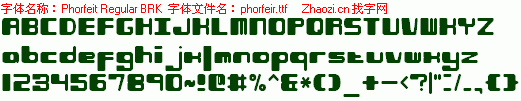 查看字体及作者详细介绍