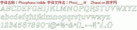 查看字体及作者详细介绍