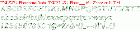 查看字体及作者详细介绍