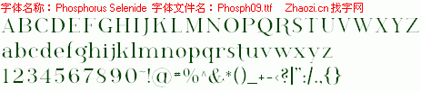 查看字体及作者详细介绍