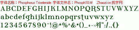 查看字体及作者详细介绍