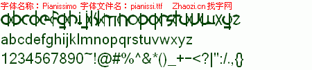查看字体及作者详细介绍