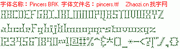 查看字体及作者详细介绍