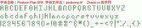 查看字体及作者详细介绍