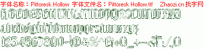 查看字体及作者详细介绍