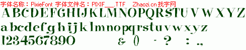 查看字体及作者详细介绍
