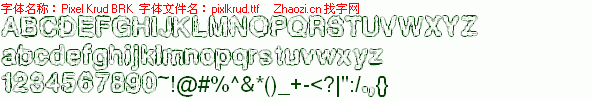 查看字体及作者详细介绍