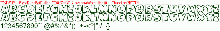查看字体及作者详细介绍