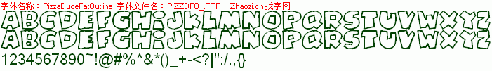 查看字体及作者详细介绍