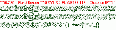 查看字体及作者详细介绍