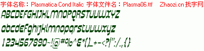查看字体及作者详细介绍