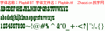 查看字体及作者详细介绍