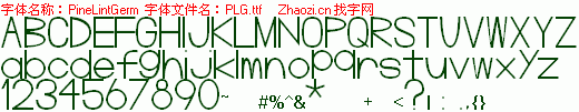 查看字体及作者详细介绍