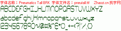 查看字体及作者详细介绍