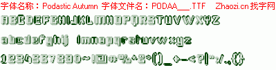 查看字体及作者详细介绍