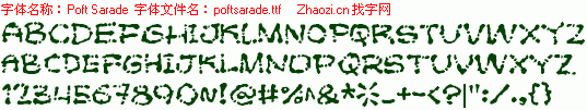 查看字体及作者详细介绍