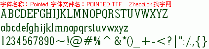 查看字体及作者详细介绍