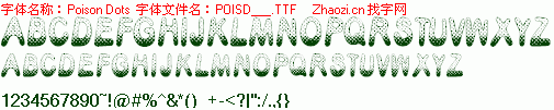 查看字体及作者详细介绍