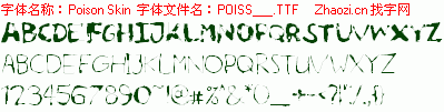 查看字体及作者详细介绍