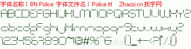 查看字体及作者详细介绍