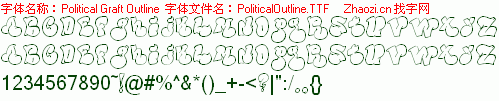 查看字体及作者详细介绍
