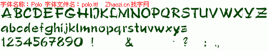 查看字体及作者详细介绍