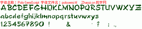 查看字体及作者详细介绍