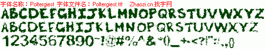 查看字体及作者详细介绍