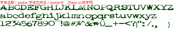 查看字体及作者详细介绍