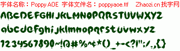 查看字体及作者详细介绍