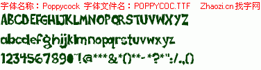 查看字体及作者详细介绍