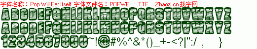 查看字体及作者详细介绍