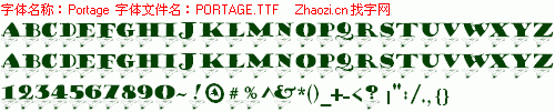 查看字体及作者详细介绍