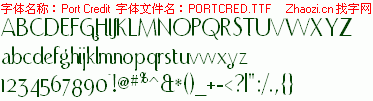 查看字体及作者详细介绍
