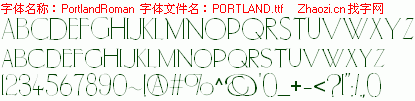 查看字体及作者详细介绍