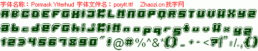 查看字体及作者详细介绍