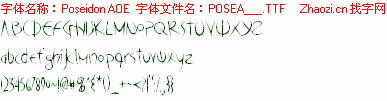 查看字体及作者详细介绍