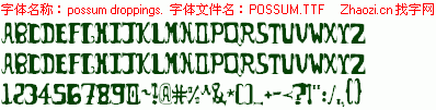 查看字体及作者详细介绍