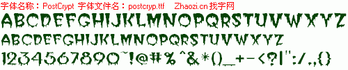 查看字体及作者详细介绍