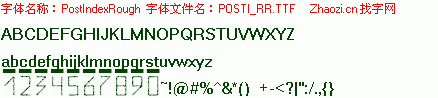 查看字体及作者详细介绍