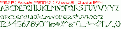 查看字体及作者详细介绍