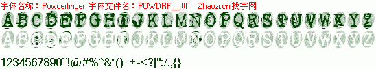 查看字体及作者详细介绍