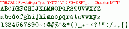 查看字体及作者详细介绍