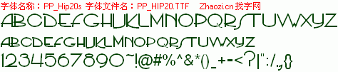 查看字体及作者详细介绍