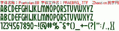 查看字体及作者详细介绍