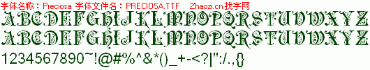 查看字体及作者详细介绍