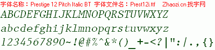 查看字体及作者详细介绍