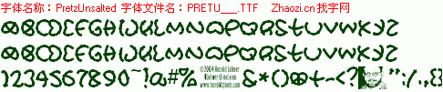 查看字体及作者详细介绍